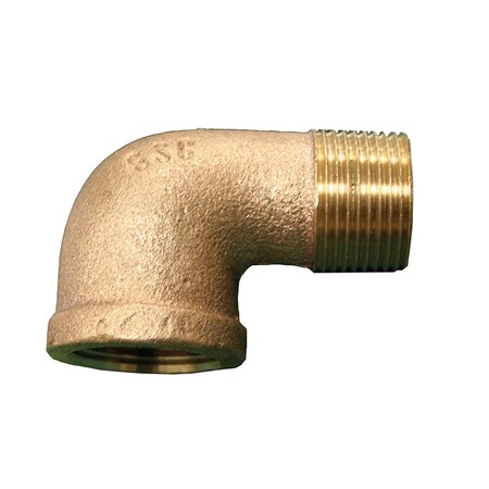 2 In. 90 Deg Bronze Street Elbow, Lead Free